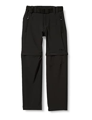 CMP Zip Off Dry Function Trousers, Pantalón Niños, Anthracite, 116