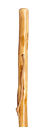 Bordón para Caminar por la montaña de Madera castaño 1,1m Talla M (532S) Senderismo...