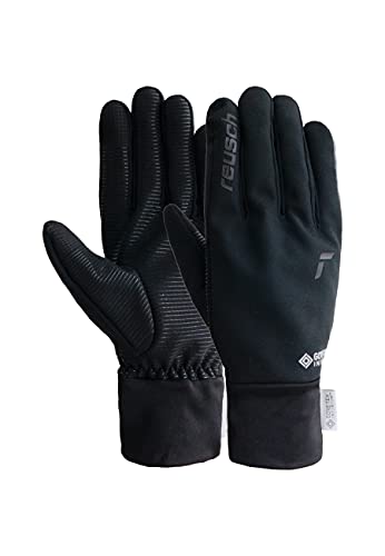 Reusch Gore-Tex Infinium 7702 - Guantes Multideporte Unisex, Color Negro y Plateado, Talla M