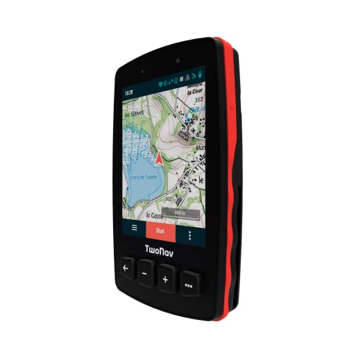 TwoNav - GPS Trail 2 Bike - Bicicleta Cicloturismo MTB / 4 Botones Frontales/Pantalla 3.7' /...