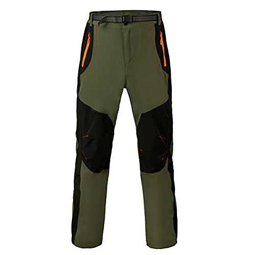 JEPOZRA Pantalones MontañA Hombre Impermeable Transpirable Secado RáPido Pantalones Trekking...