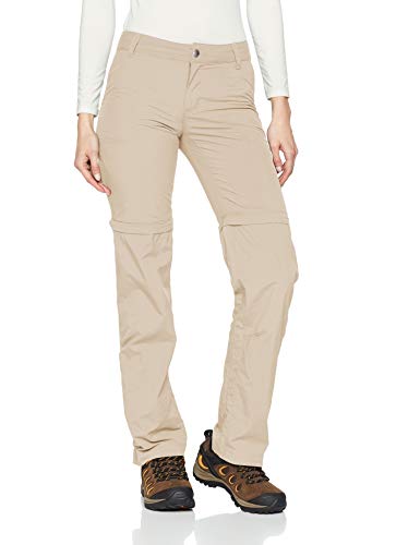 Columbia Mujer Pantalones de Senderismo, Fossil 160, 40W
