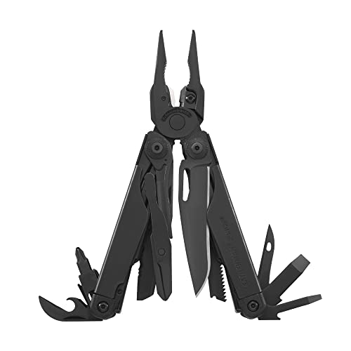 Leatherman Surge - Multiherramienta con 21 usos, incluyendo navajas de tamaño completo bloqueables,...