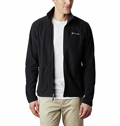 Columbia Hombre Forro polar con cremallera completa, Black 010, XL