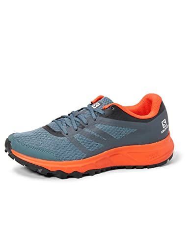 Salomon Trailster 2, Zapatillas de Trail Running Hombre, Gray-Stormy Weather-Cherry Tomato-Ebony, 43...