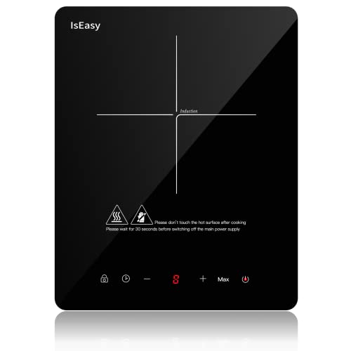 Placa de Inducción Portátil, Placa de Inducción Eléctrica - (2000 W, Autosuficiente, Táctil,...