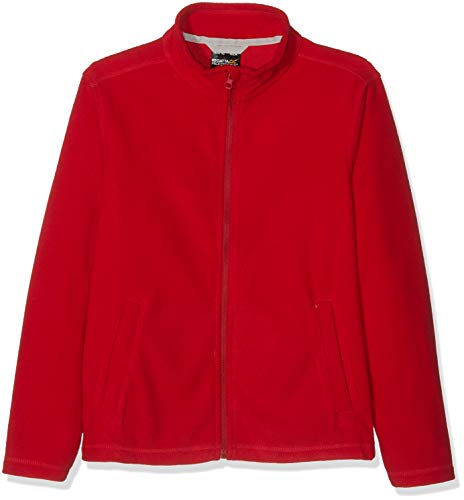 Regatta Brigade II Forro Polar con Cremallera Completa, Unisex Niños, Rojo (Classic Red), 7-8