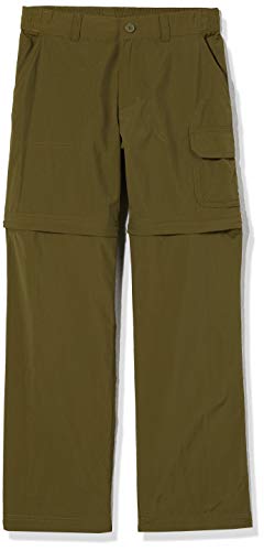 Columbia Silver Ridge IV, Pantalones de Senderismo Convertibles, Niña, Verde (New Olive), Talla: L