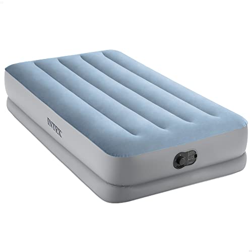 Intex 64157 Colchón Hinchable Individual, con Bomba Eléctrica USB Integrada, se Infla en...