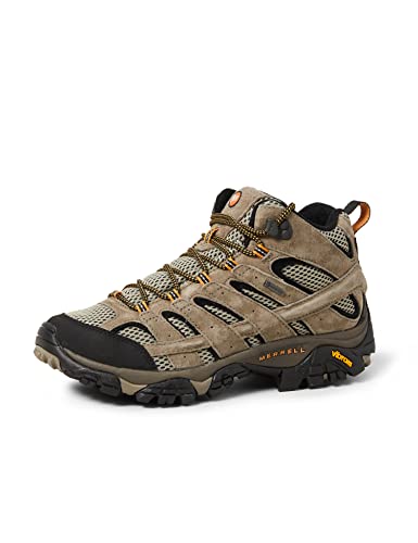 Merrell Moab 2 Leather Mid GTX, Botas de Senderismo para Hombre, Marrón, 40 EU