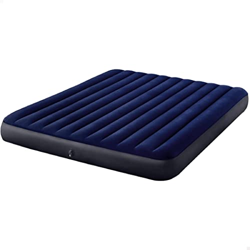 Intex 64755, Colchón hinchable, Unisex niños, Azul, 183x203x25cm