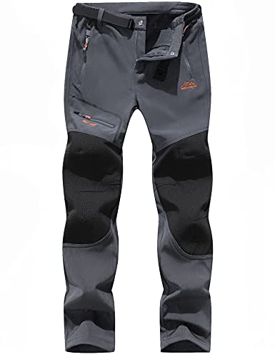 BenBoy Pantalones de Montaña Hombre Impermeables Invierno Calentar Pantalones Trekking Escalada...