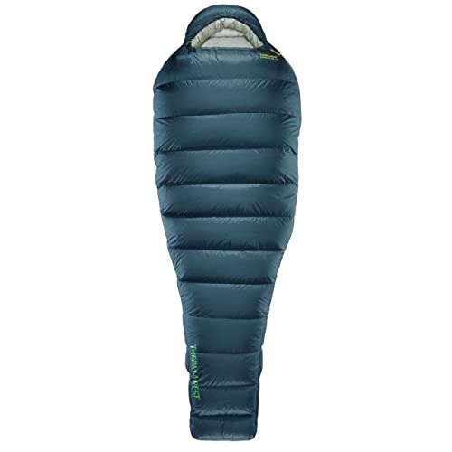 Therm-a-Rest Hyperion 20 Grados Saco de Dormir Ultraligero para Acampar, Unisex, Pacífico Profundo,...