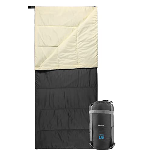 Saco de Dormir Compacto Ohuhu el Verano para Clima cálido, Ligero, portátil, Saco de Dormir para...