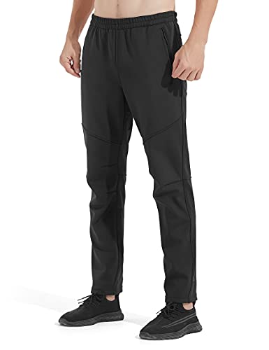 INBIKE Pantalones Deporte Largo Termico Hombre para Invierno, Pantalon Transpirable Cortaviento...