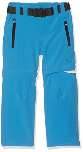 CMP Zip-Off 3T51644 Pantalones, Niños, cyano, 140