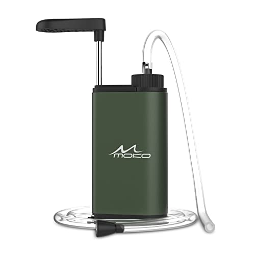 MoKo Filtro de Agua Portátil, Water Filter Emergencia Personal Purificador de Agua para Campamento...