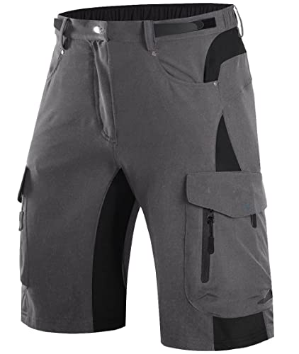 Wespornow Pantalones Cortos de Senderismo para Hombre con 6 Bolsillos al Aire Libre-Secado...