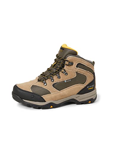 Hi-Tec Storm Waterproof, Botas de Senderismo Hombre, Beige (Smokey Brown/Taupe/Gold), 44 EU