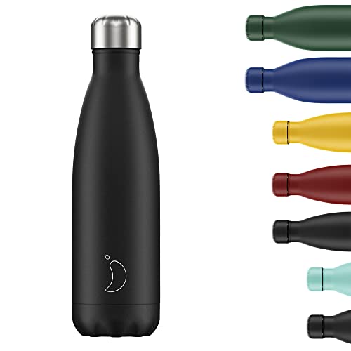 Botella De Agua De Chilly's | Acero Inoxidable y Reutilizable | Prueba de Fugas, Libre de...