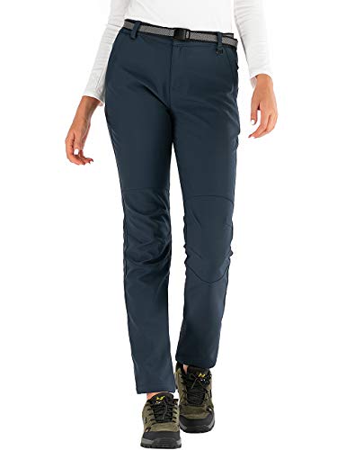 BenBoy Pantalones de Nieve Montaña Mujer Impermeables Invierno Calentar Pantalones Trekking...
