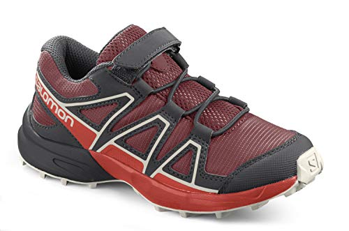 Salomon Speedcross Bungee unisex-niños Zapatos de trail running, Rojo (Red Dahlia/Cherry...