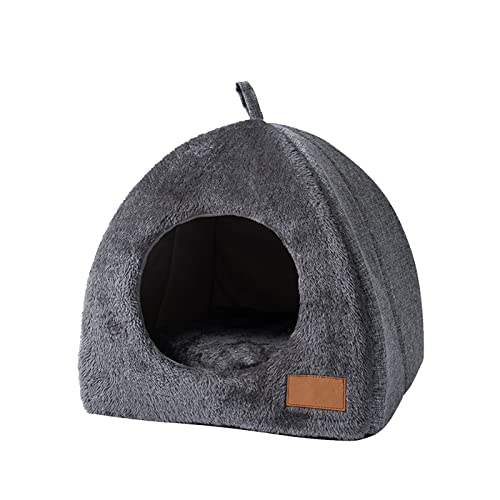 Casa para gatos para interior y fiesta de invierno | Casa para gatos para exteriores | Acogedora...