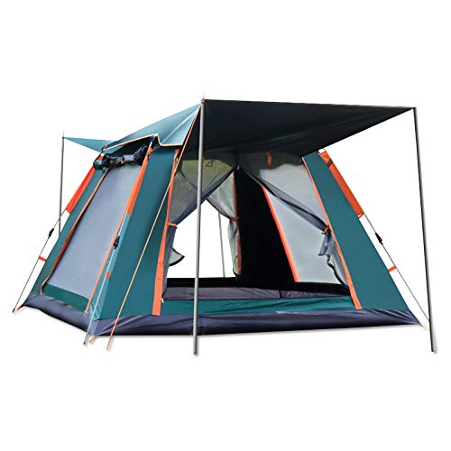 Ergocar Tienda de Campaña 3-4 Personas Tienda de Camping Ligero Impermeable Anti Viento Exteriores...