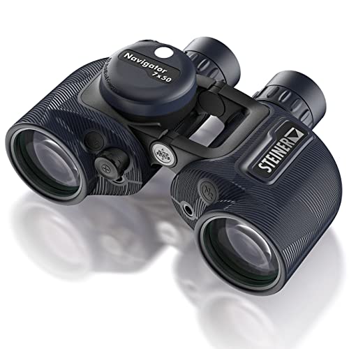 STEINER Prismáticos marinos Navigator 7x50c - Brújula estabilizada HD, óptica de calidad alemana,...