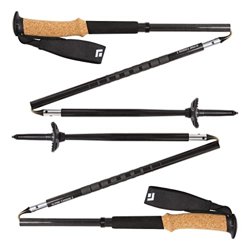 Black Diamond Alpine (carbon) Z Poles, Bastones De Trekking Unisex Adulto, Negro, 110 Cm Paquete De...