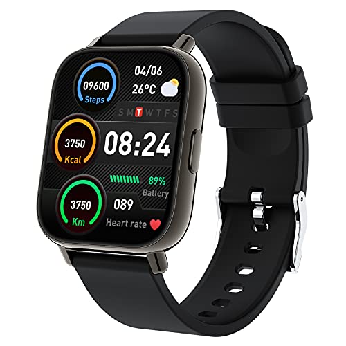 Smartwatch, 1.69” Reloj Inteligente Hombre Mujer con Pulsómetro, Calorías, Monitor de Sueño,...