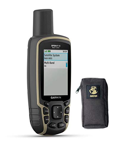 Garmin GPSMAP 65 - Dispositivo de Navegación Portátil GPS para Exteriores con Estuche de...