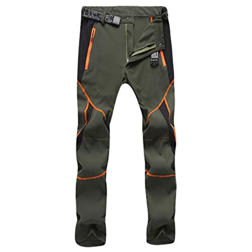 NUSGEAR 2021 Nuevo Pantalones para Hombre, Pantalones de Trekking Softshell Pantalones Impermeables...