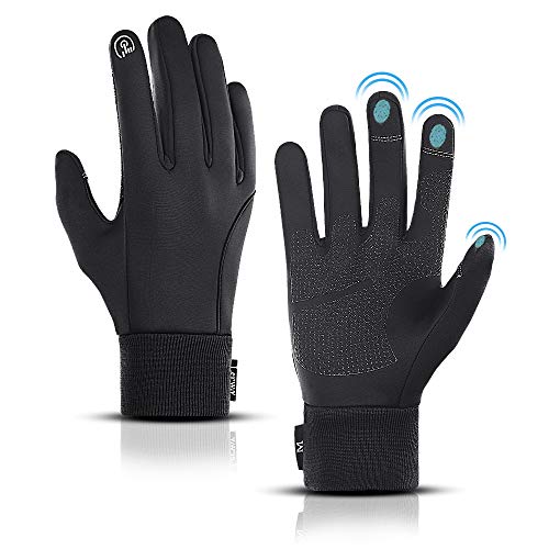 LERWAY Guantes Cálidos de Invierno,Pantalla Táctil a Prueba de Viento Guantes Deportivos para...