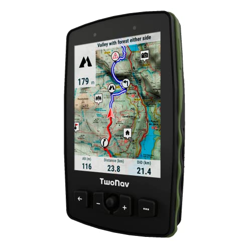 TwoNav - GPS Aventura 2 - Trekking Alpinismo/Joystick/Pantalla 3.7" / Autonomía 36 h + Batería...