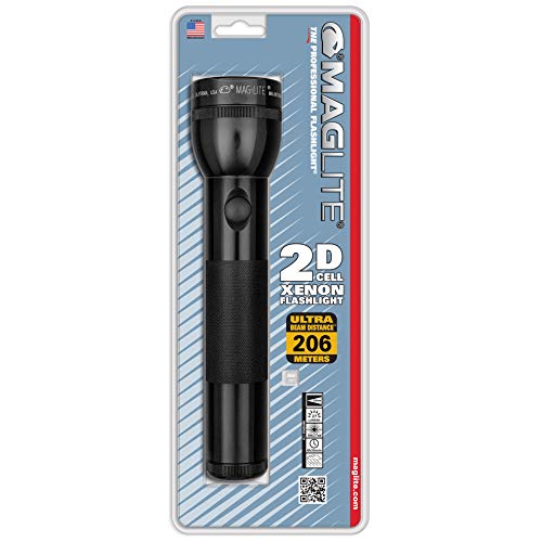 Mag-Lite 2D-Cell Linterna, Unisex, Negro, 25 cm