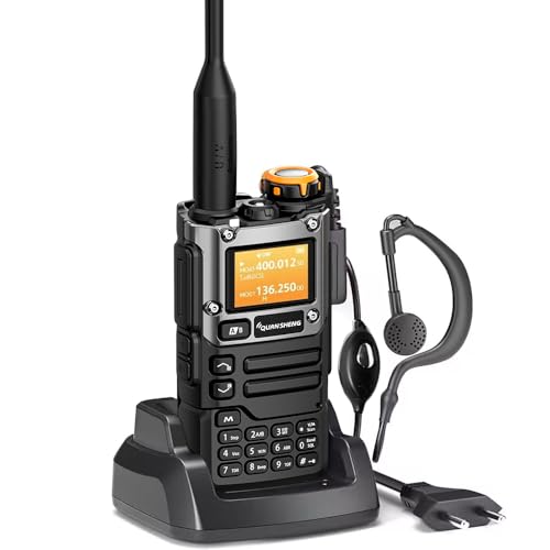 QUANSHENG K6 UVK5(8)AM/FM/DTMF walkie Talkie 200Three Frequency Receiving walkie Talkie NOAA Weather...