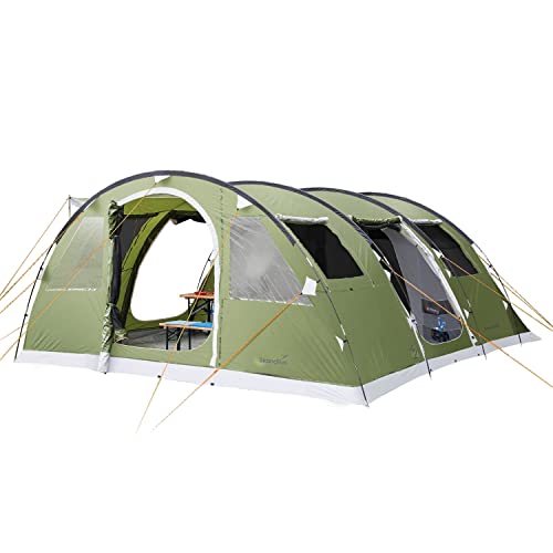 skandika Gotland 6 - Tienda de campaña Familiar - mosquiteras - Suelo Cosido en Forma de bañera -...
