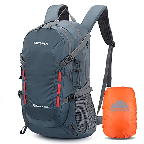 SKYSPER Mochila de Senderismo 30 litros Impermeable Macutos Mochila de Trekking al Aire Libre...