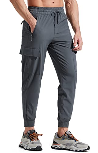 Libin Pantalones de Trekking Hombre Ligero Secado Rápido Senderismo Jogging Pantalones para...