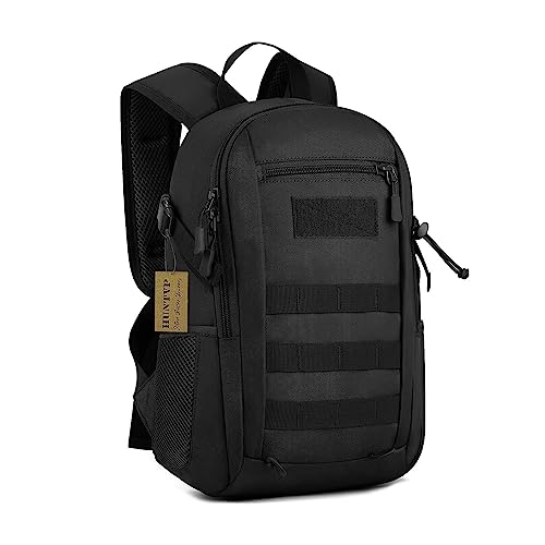HUNTVP 12L Mini Mochila de Asalto Militar Táctical Molle Bolsa Bandolera para Senderismo Caza...