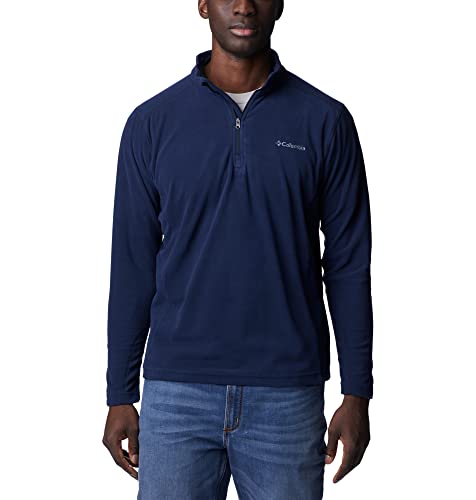 Columbia Klamath Range II Half Zip - Jersey de Forro Polar para Hombre, Color Azul, Talla M