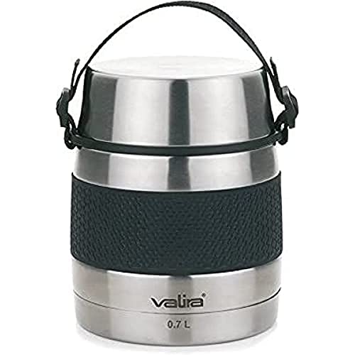 Valira 6614 Termo para sólidos con 2 contenedores interiores, Acero inoxidable, 0.7 L