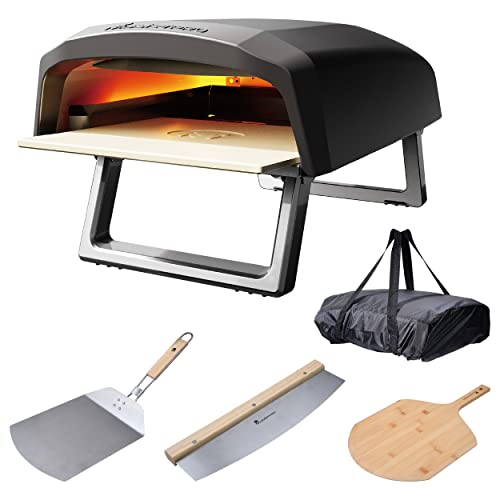 MasterPRO Pizza Oven| Horno para Pizza | Set de Horno de Gas Portátil de Rápida Cocción Hasta...