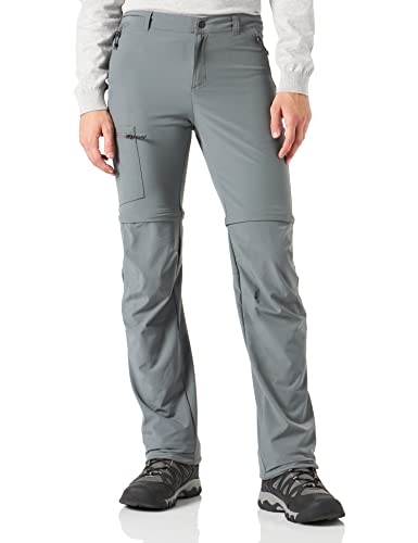 Columbia Triple Canyon, Pantalones de senderismo convertibles, Hombre, Gris (City Grey), Talla...