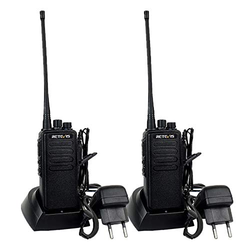 Retevis RT1 Walkie Talkie de Largo Alcance, 3000 mAh Walkies Talkies Profesionales 16...