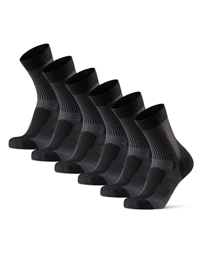 DANISH ENDURANCE 3 Pack Calcetines Ligeros Senderismo de Verano, Antiampollas, para Hombre y Mujer,...