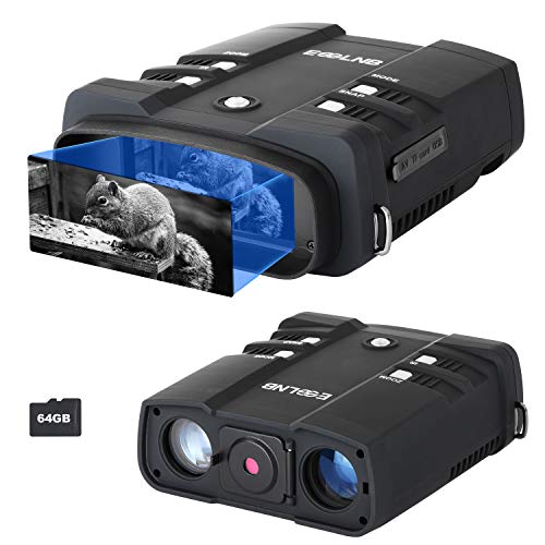 ESSLNB Prismaticos Vision Nocturna 10.8X31mm Binoculares Digitales Vision Nocturna 1080P Imagen 4"...