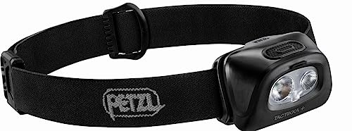 PETZL Linterna LED Recargable Frontal Actik Core Negro, Lámpara Unisex Adultos, Talla Única