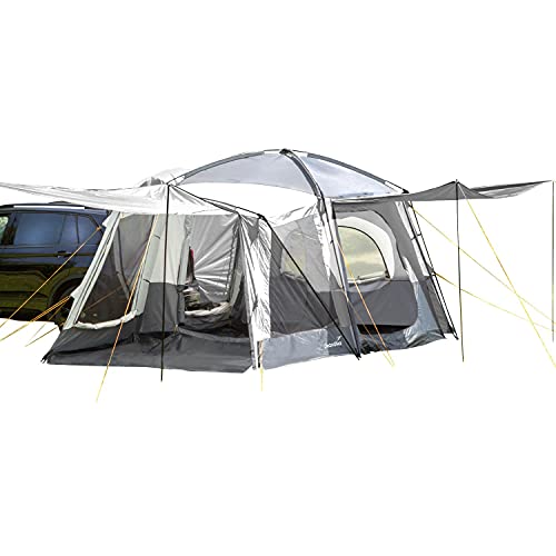 Skandika Pitea XL Cross - Tienda de campaña para Coches para 4 Personas - con Cabina para Dormir -...